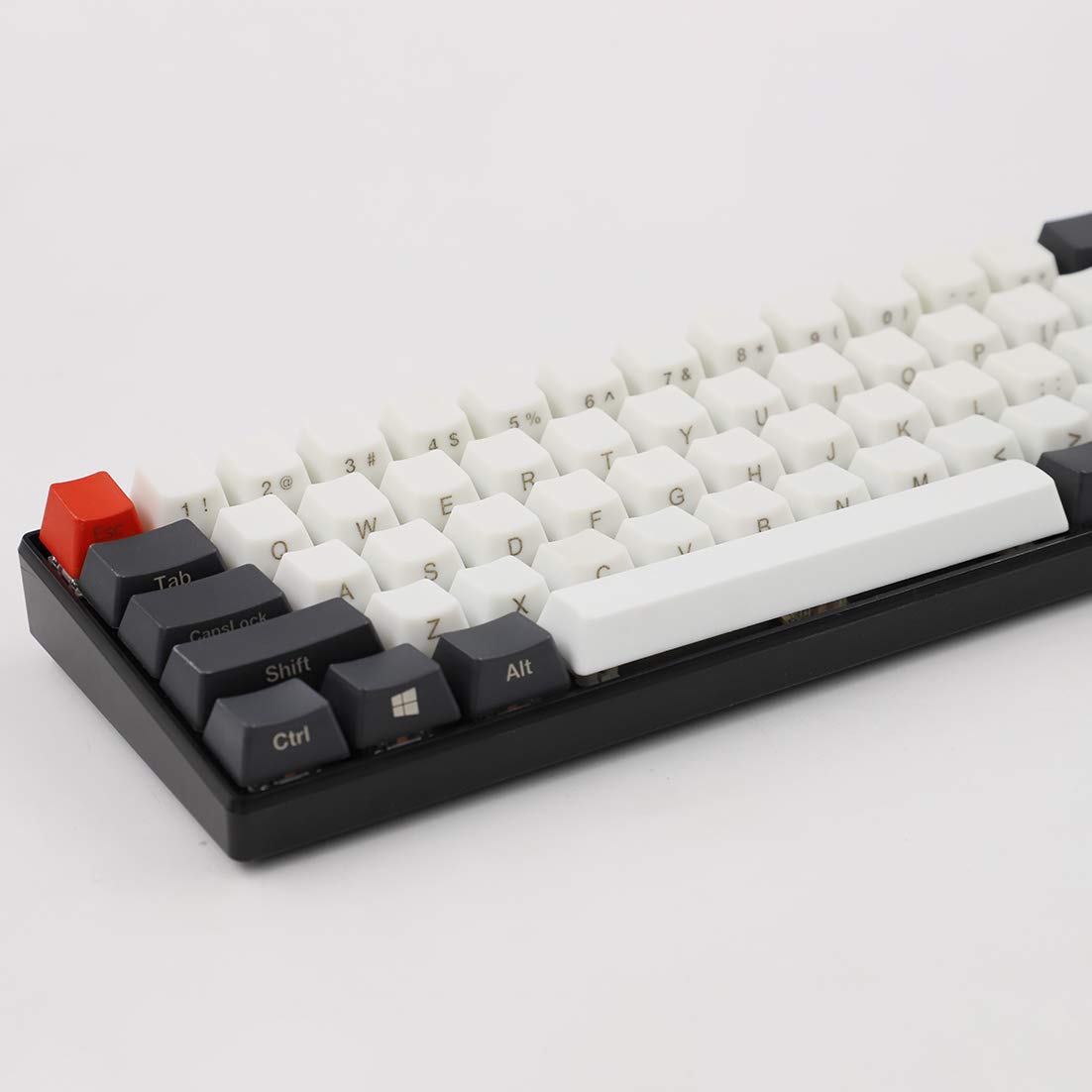 61key PBT keycap Side View Letter OEM Profile ANSI Layout for